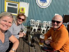 Well earned refreshment!